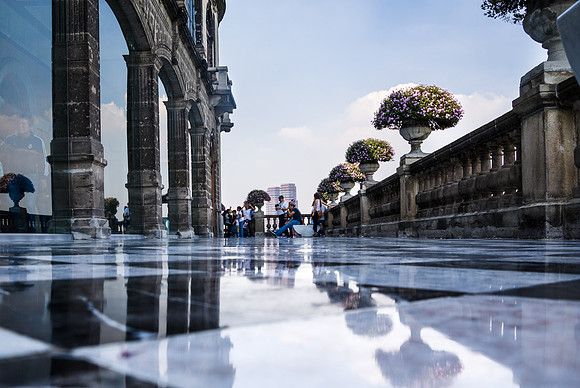 Marble Floor of Chapultepec Castle