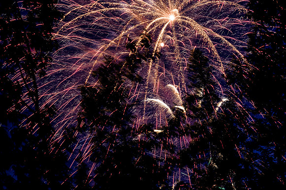 Canada Day Fireworks in Banff