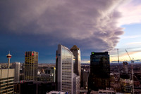 Calgary Downtown Storm