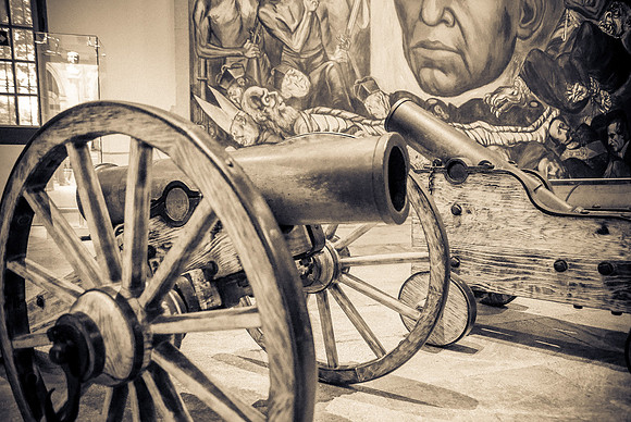 Cannon at Chapultepec Castle