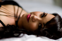 Christmas Boudoir Session - Beautiful Portrait