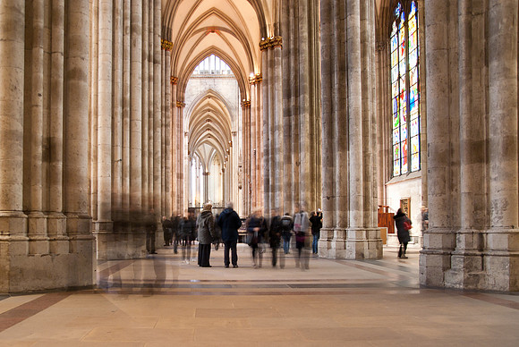 Inside the Dom Cathedral - Cologne Germany