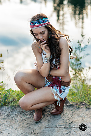 Chelsea Model in Summer in Calgary