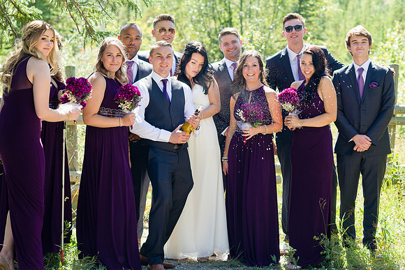 Andrea & Dylan Wedding in August 2017 - Calgary