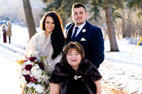Lindsay and Jacob Winter Wedding in Calgary