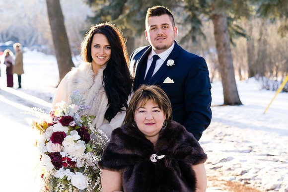 Lindsay and Jacob Winter Wedding in Calgary