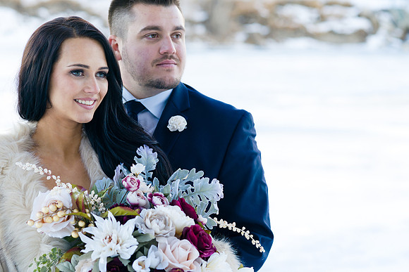 Lindsay and Jacob Winter Wedding in Calgary