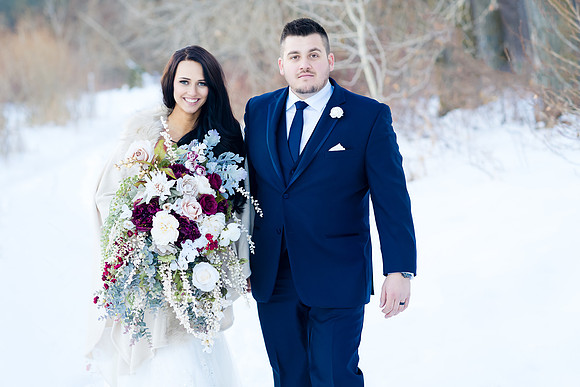 Lindsay and Jacob Winter Wedding in Calgary