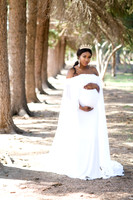queen mother white maternity dress